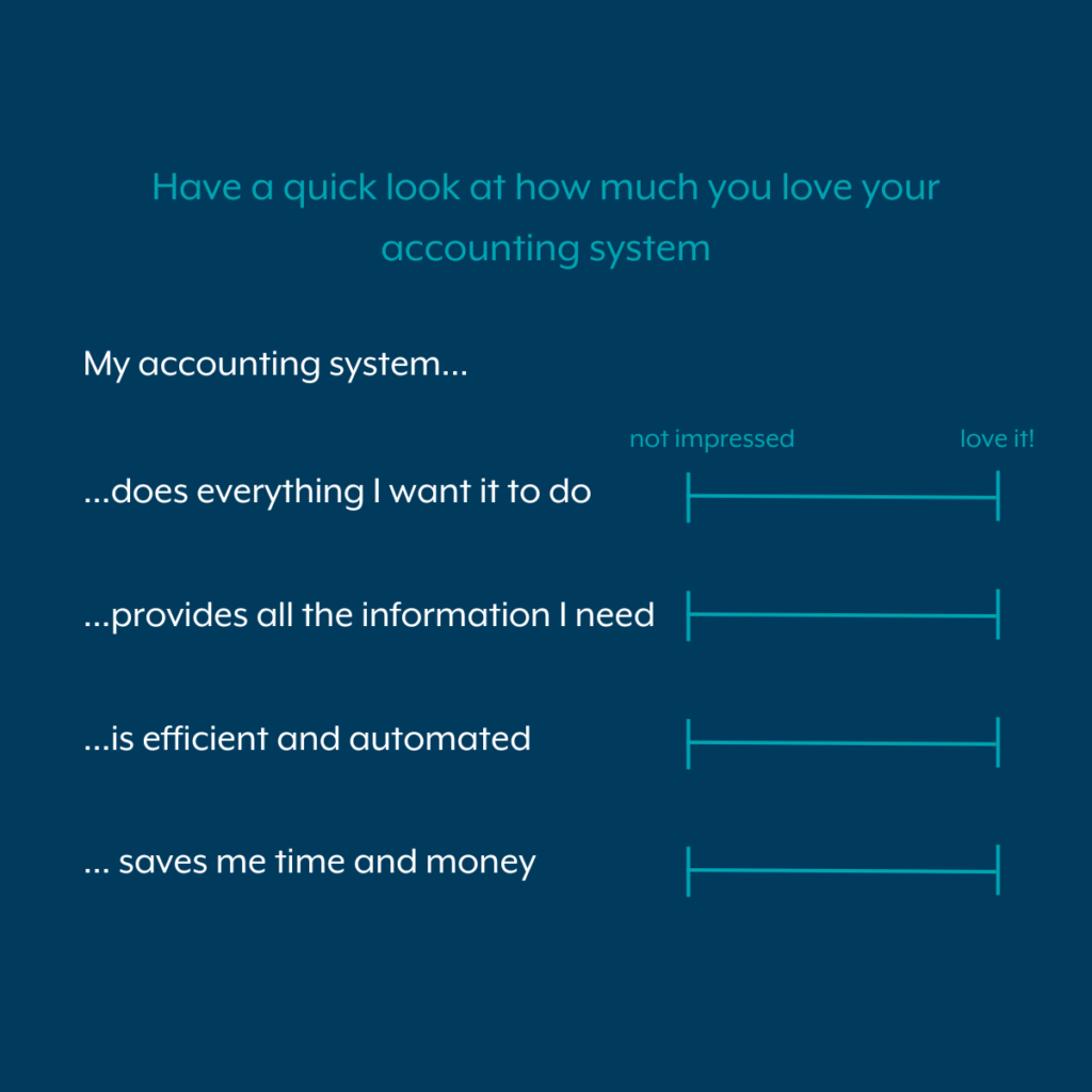 Assessment how happy are you with your accounting system